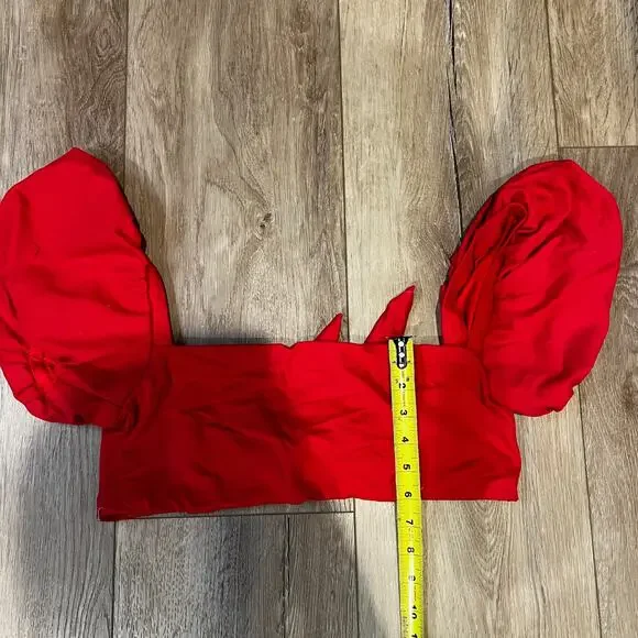 AGUA BENDITA Women's Calista-Isabella Bikini Top Size 2XL In Red - Picture 7 of 13